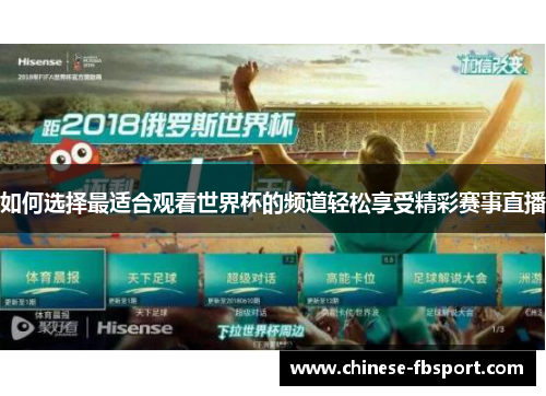 如何选择最适合观看世界杯的频道轻松享受精彩赛事直播 如何选择最适合观看世界杯的频道轻松享受精彩赛事直播